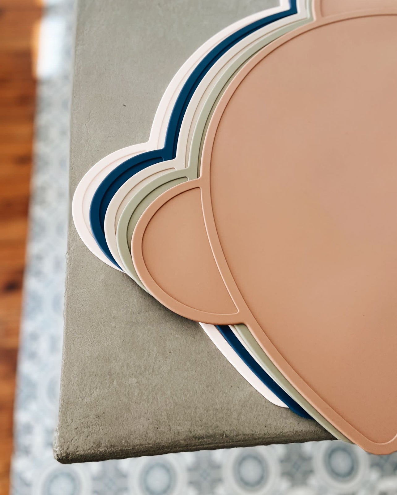 Placemat 'Bear', Set de table, Beige