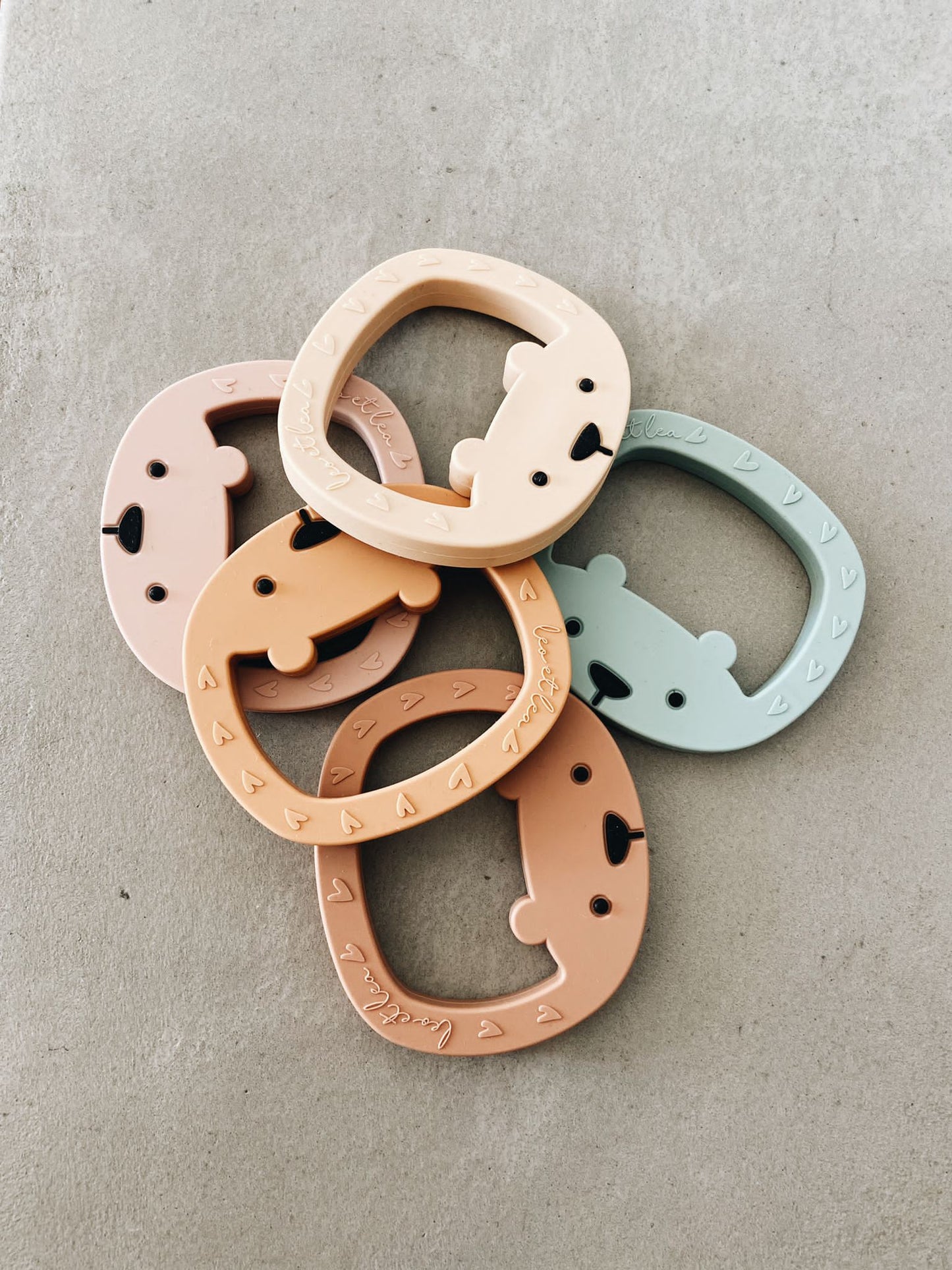 Small Bear Teether, Iced Coffee