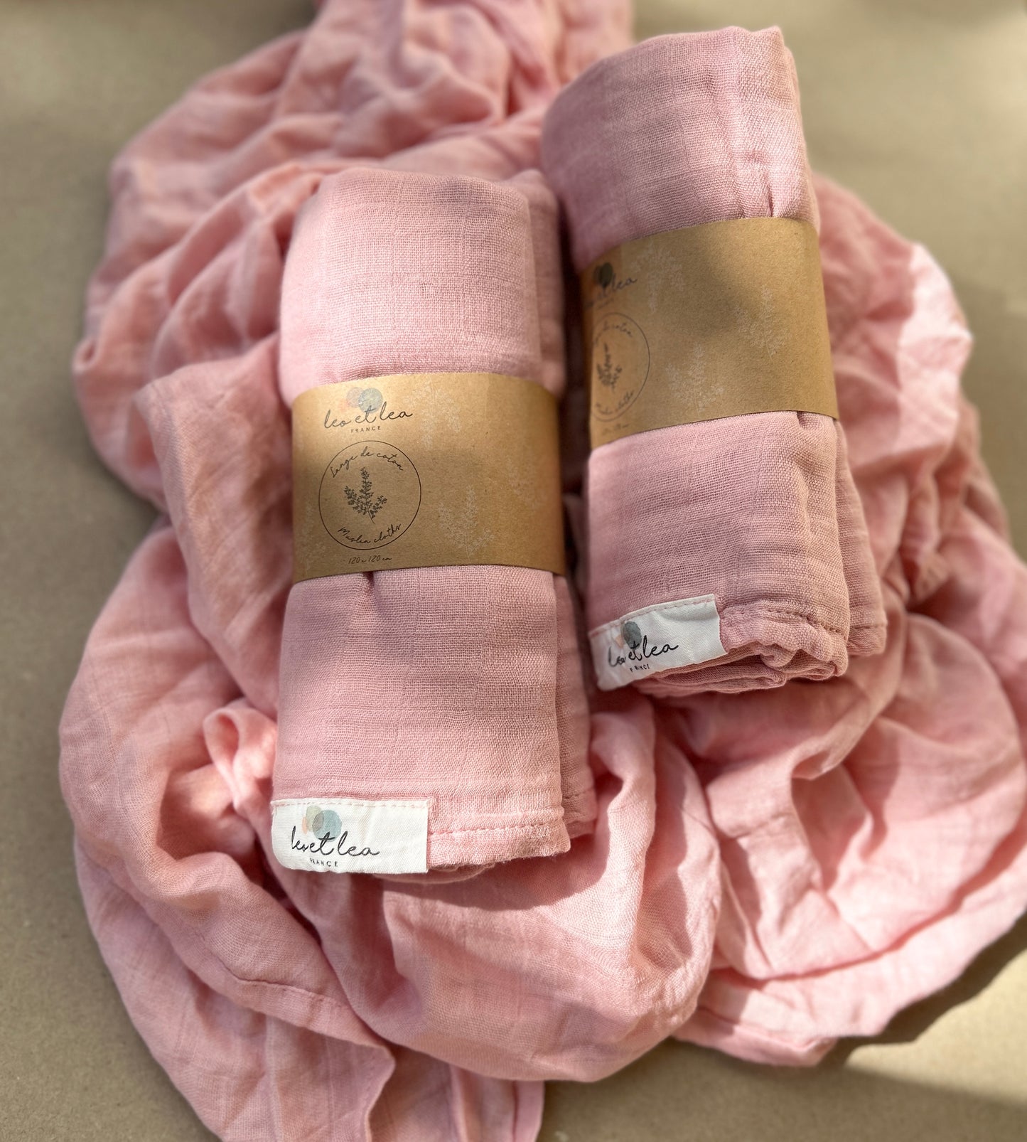 Lange de coton, Rose