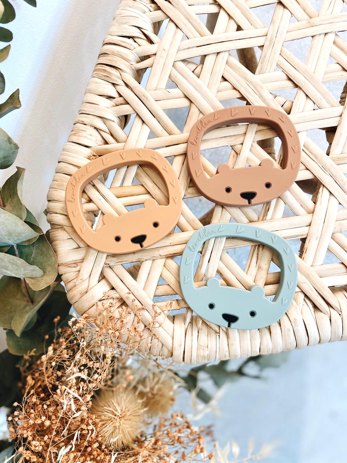 Hochet de Dentition 'Petit Ours', Marron, Earth