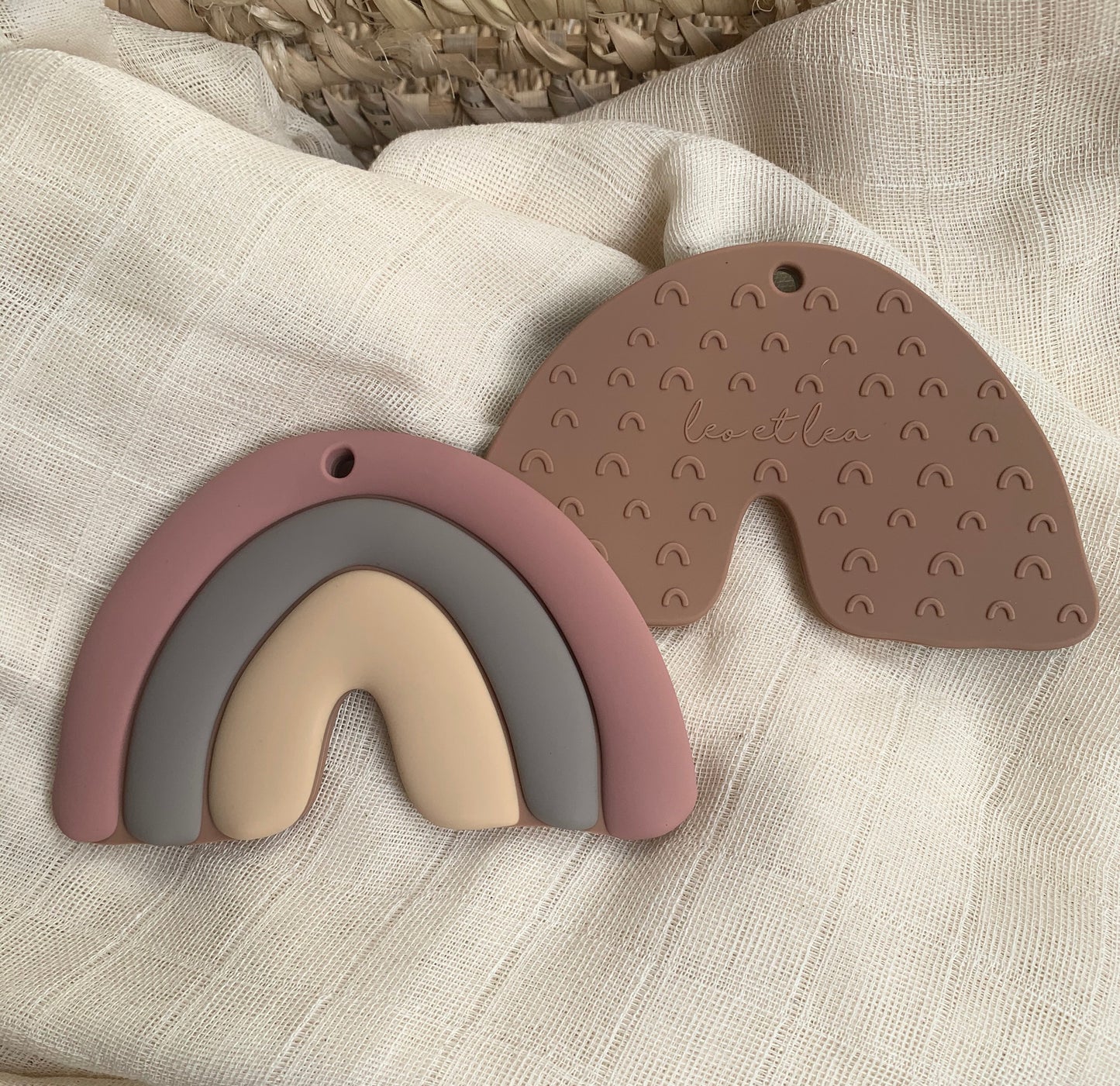 Rainbow Teether, Mauve