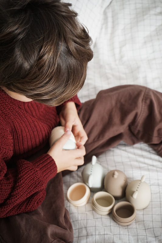 Jouet de bain, pastel tendre