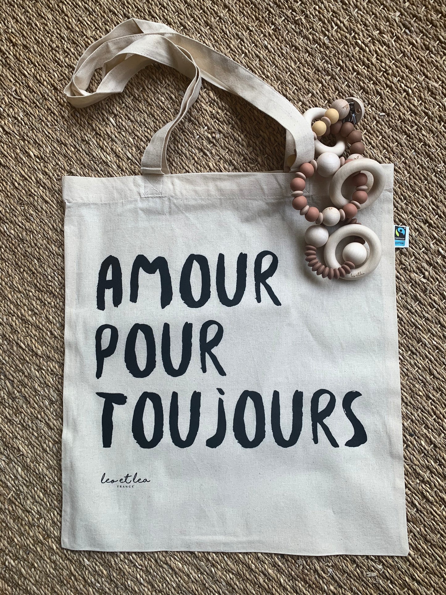 Cotton Bag 'Amour pour toujours', Tote bag,